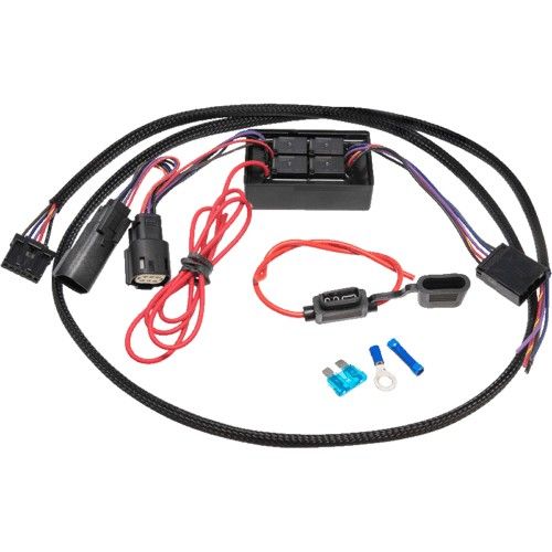 Harley 6-Position Molex, (Fits 2014-2024 Ultra Limited, 2015-2024 Road Glide Ultra, 2014-2025 Road King (except Road Glide Special) and 2014-2025 Police Models)