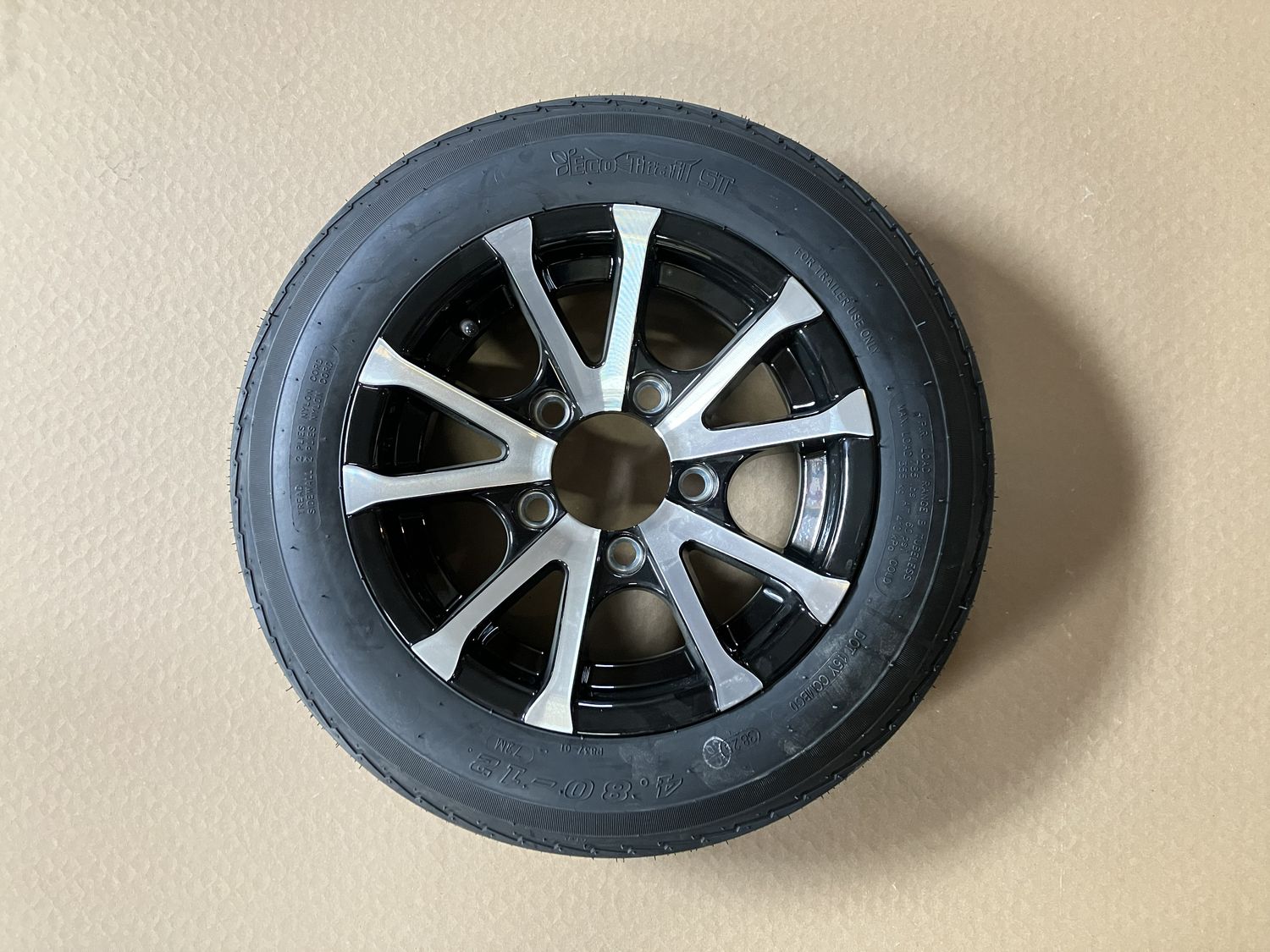 4.80 X 12" Aluminum Alloy Tire &amp; Wheel