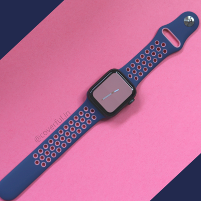 Blue And Pink Sports Band For Apple Watch