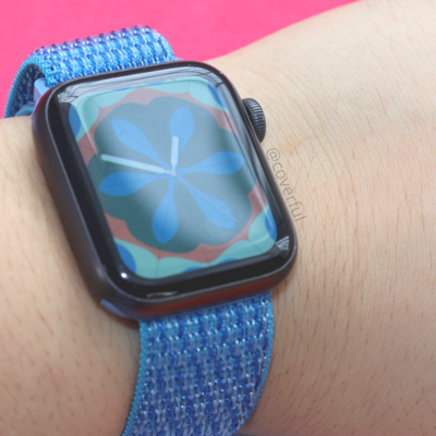 Blue Nylong Sports Band For Apple Watch