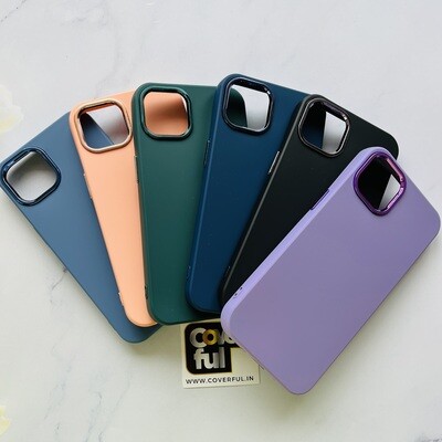 Solid Colour Silky Feel iPhone Case