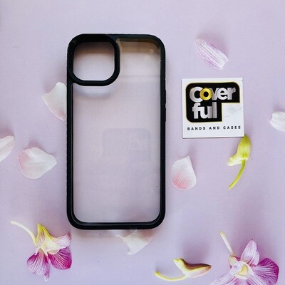 Classic Clear Case With Grid Design For iPhone