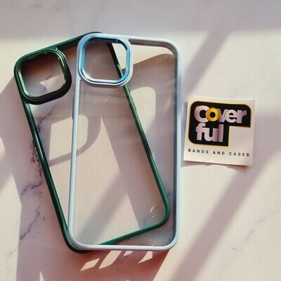Border Glass Case For iPhone