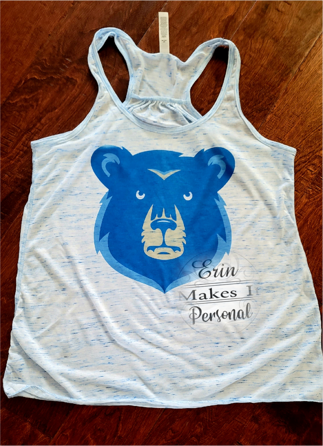 Bella Canvas Blue Marble Flowy Tank Top
