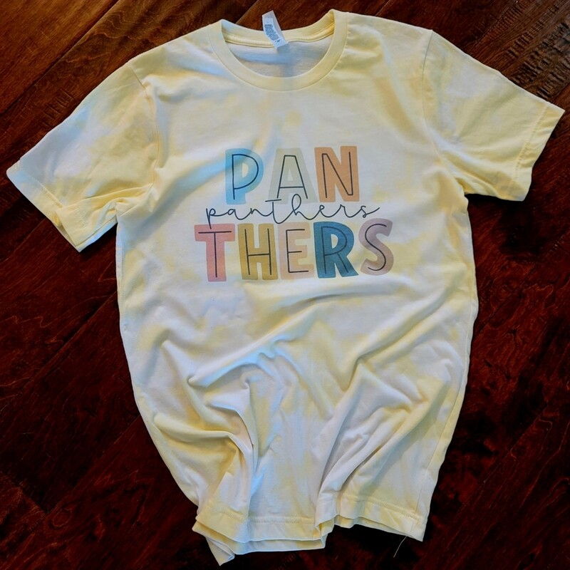 Panthers  Splatter Design Shirt