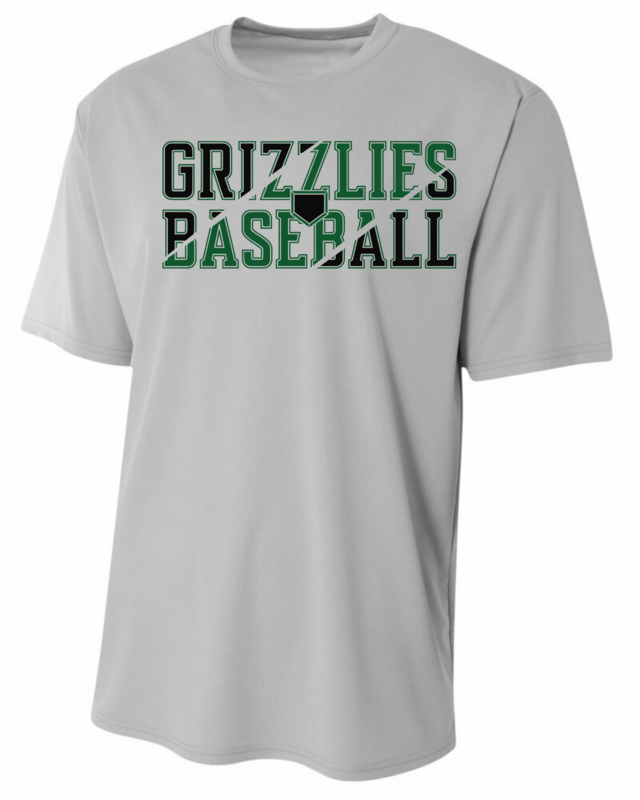 Grizzlies Baseball Plate Jerzees Shirt