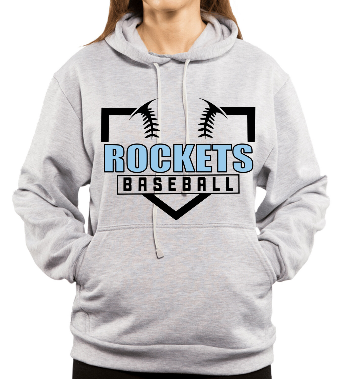 Rockets Baseball Ball/Plate Vapor Apparel