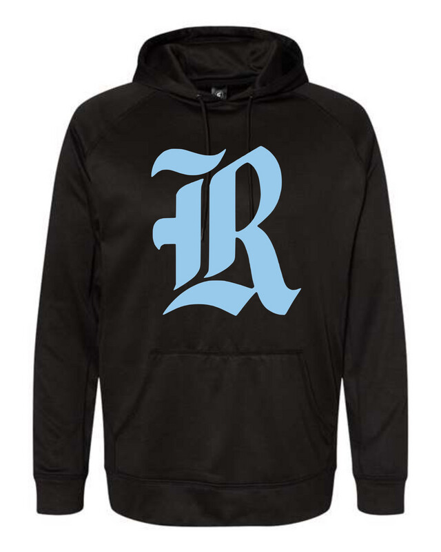 Rockets Black Performance Hoodie With R Logo