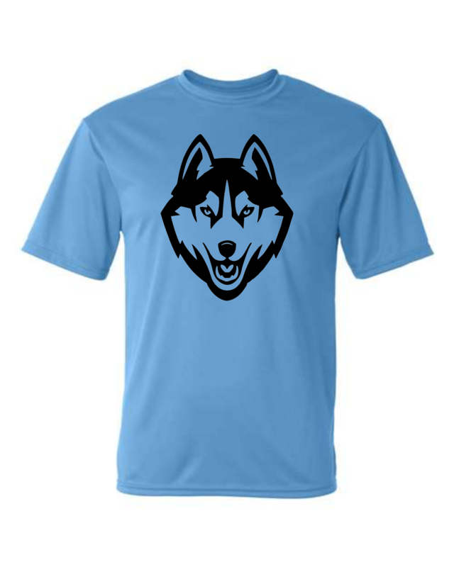 Huskies Blue Performance With head Logo