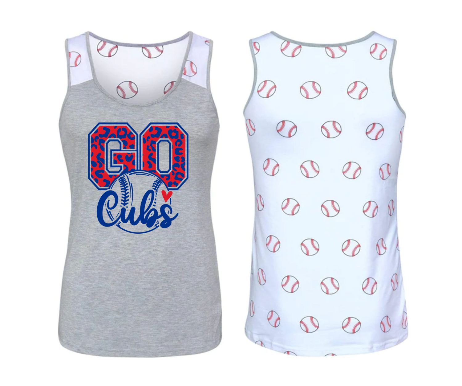 HOCO Cubs tank Go Cubs