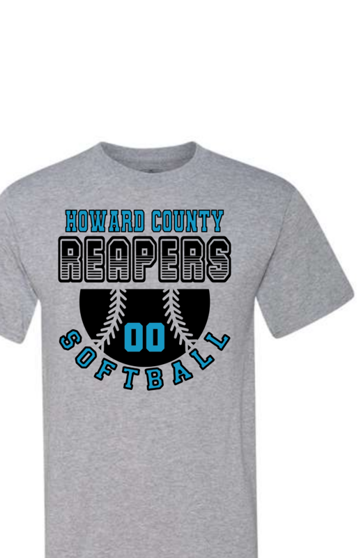 Reapers  Half  Softball Personalized