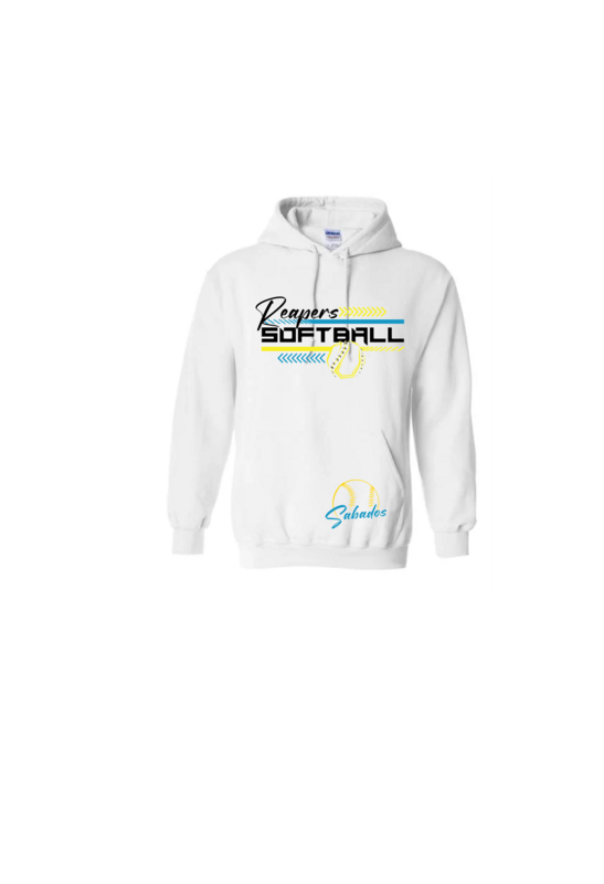 Reapers Softball Personalized White Gildan