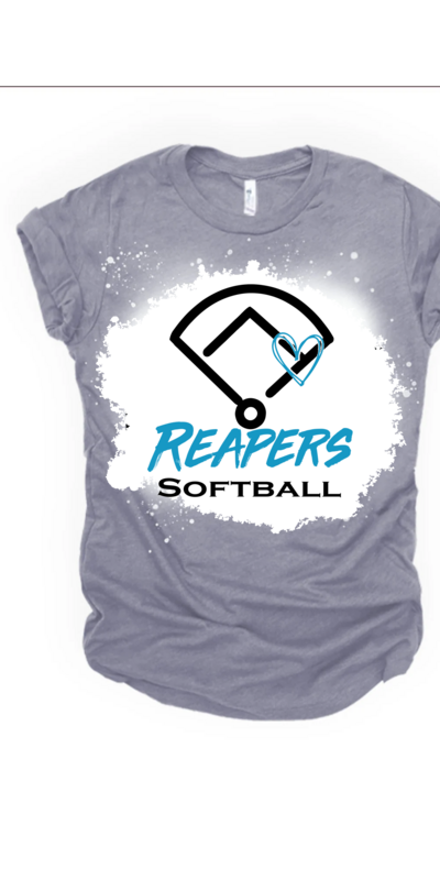 Reapers Bleached Bella Canvas Storm Grey