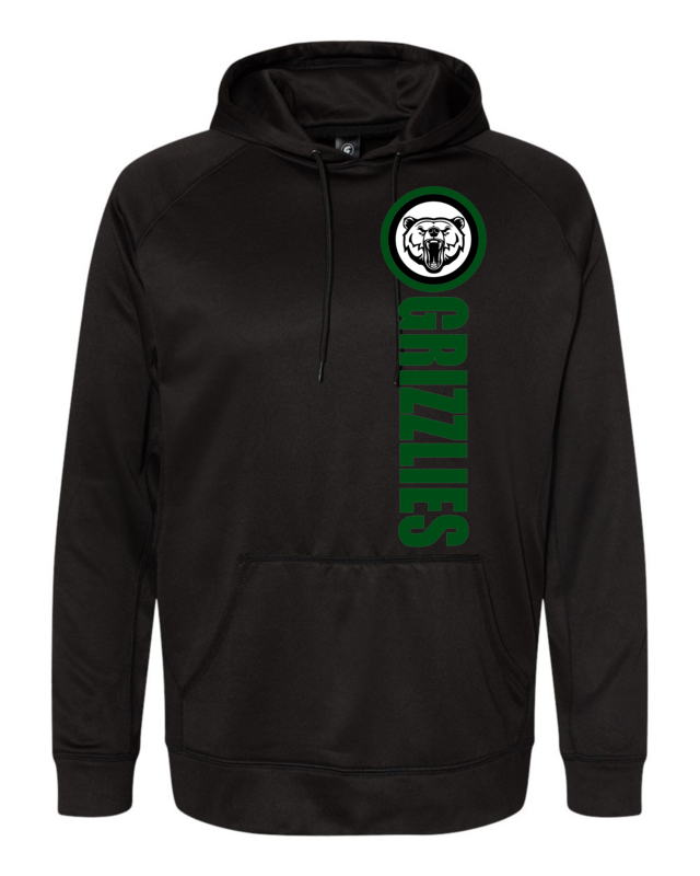 Grizzlies Black Drifit Hoodie