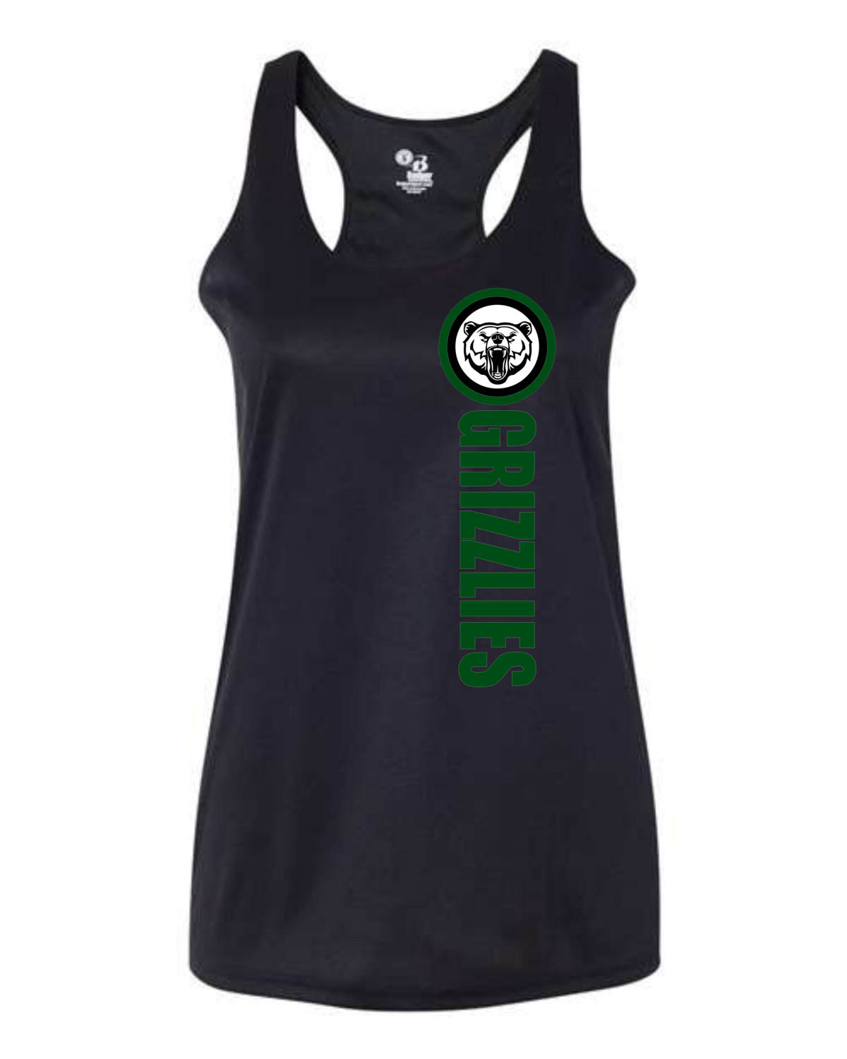 Grizzlies Badger Vertical logo Tank