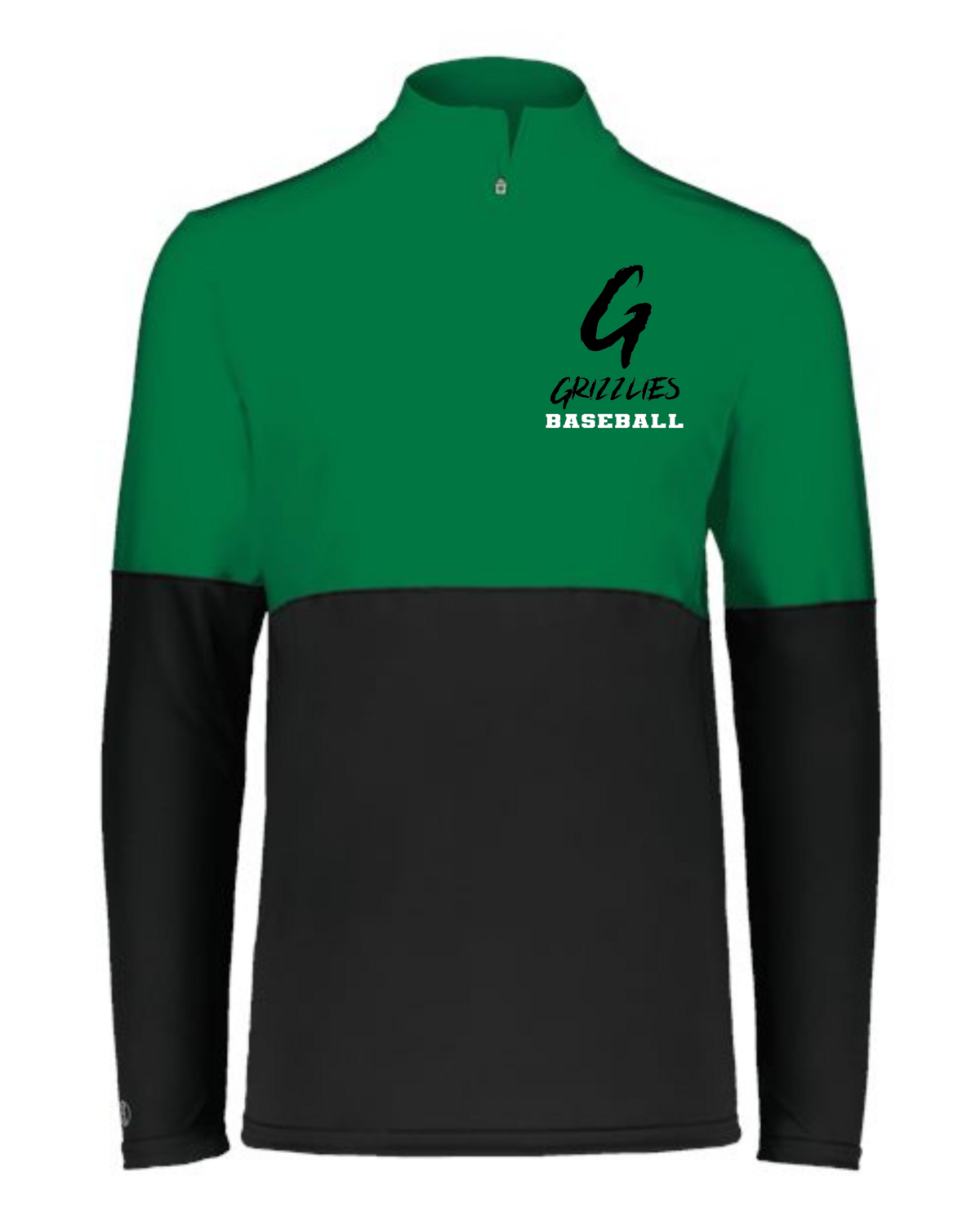 Grizzlies Quarter Zip Embroidered Jacket
