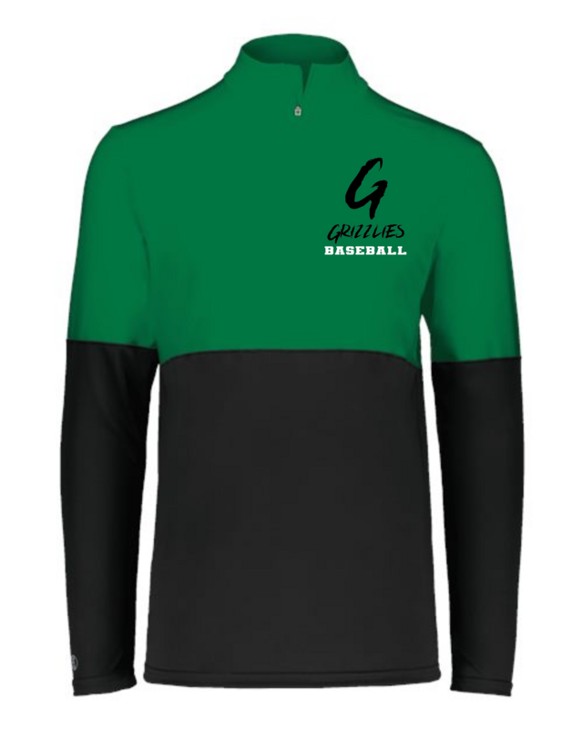 Grizzlies Quarter Zip Embroidered Jacket