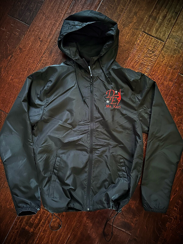DE Embroidered Hooded Jacket