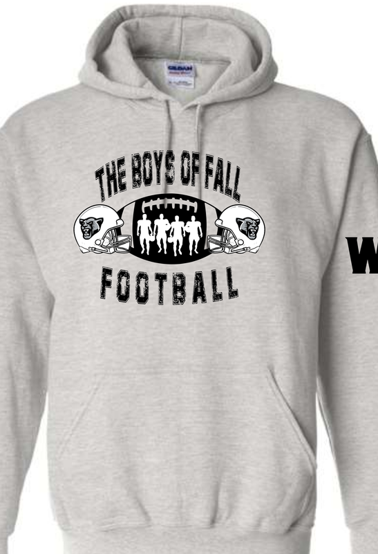 Western Boys of Fall Grey Hoodie