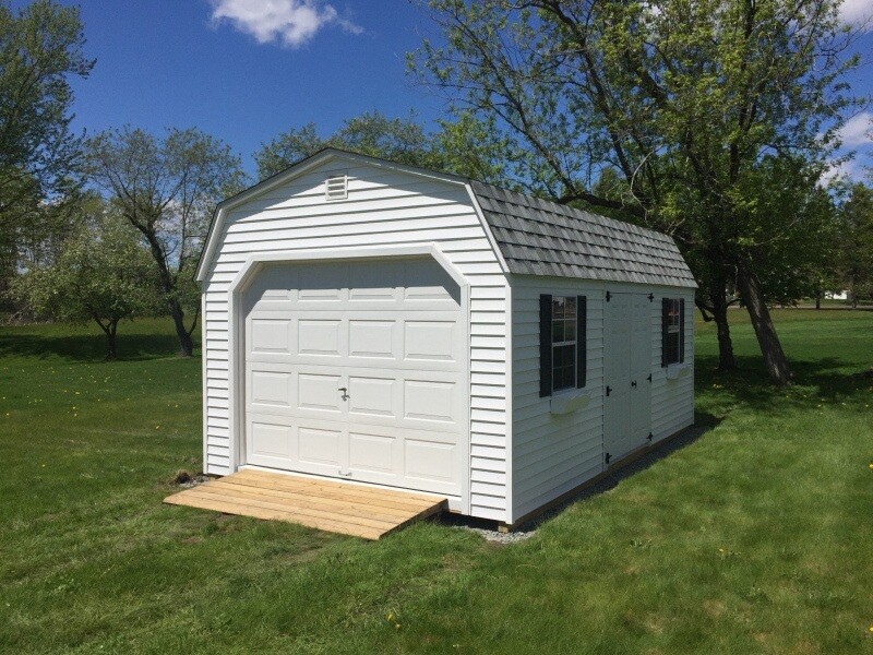 Vinyl Highwall Garage