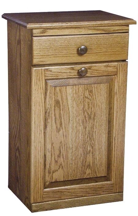 Trash Can Cabinet w/ Drawer