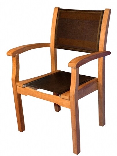 Stacking Chair with Sling Fabric