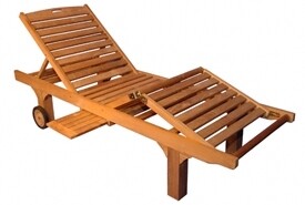 Sunlounger without Arms