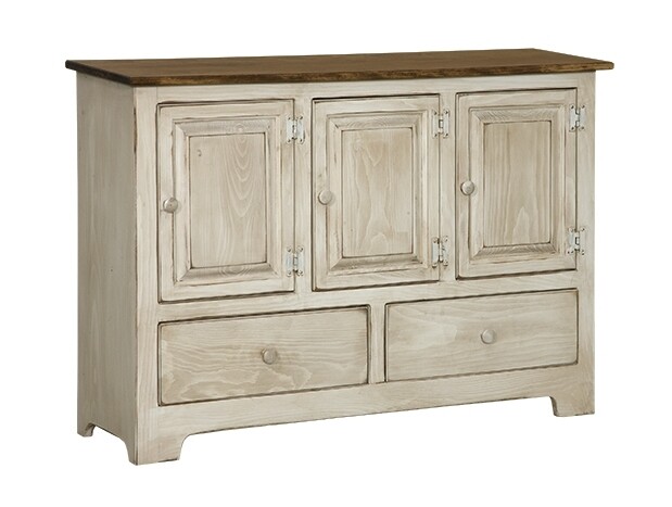 Triple Hall Cabinet with Drawers