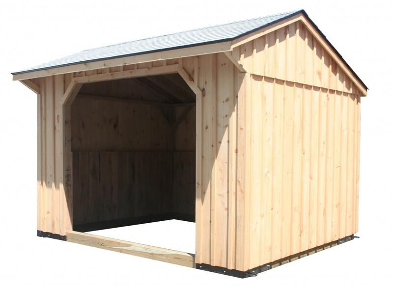 Board and Batten Run In Shed