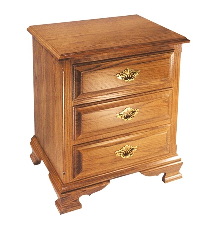 Amish Country 3 Drawer Night Stand