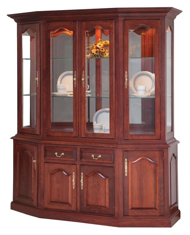 Amish Country Canted Front Hutch