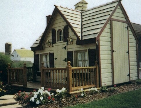 Pine Sided Victorian Playhouse