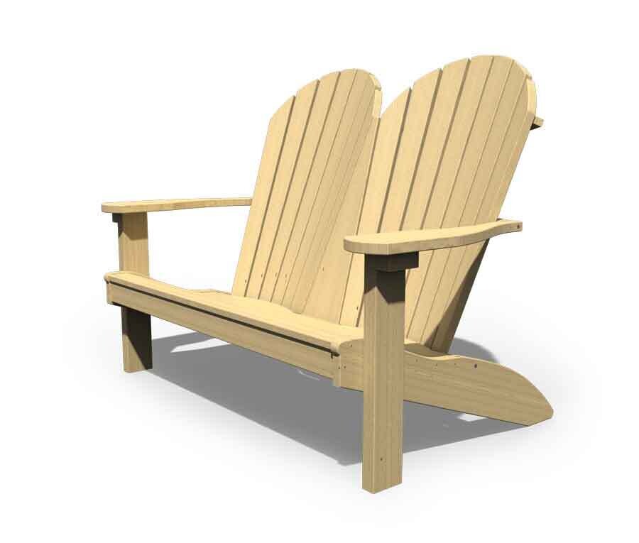 4' Adirondack Loveseat