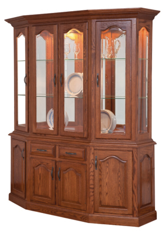 Country Canted Front Hutch