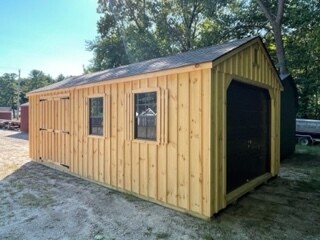 12' x 24' Board and Batten Cape Garage shed - sale $12,999.00