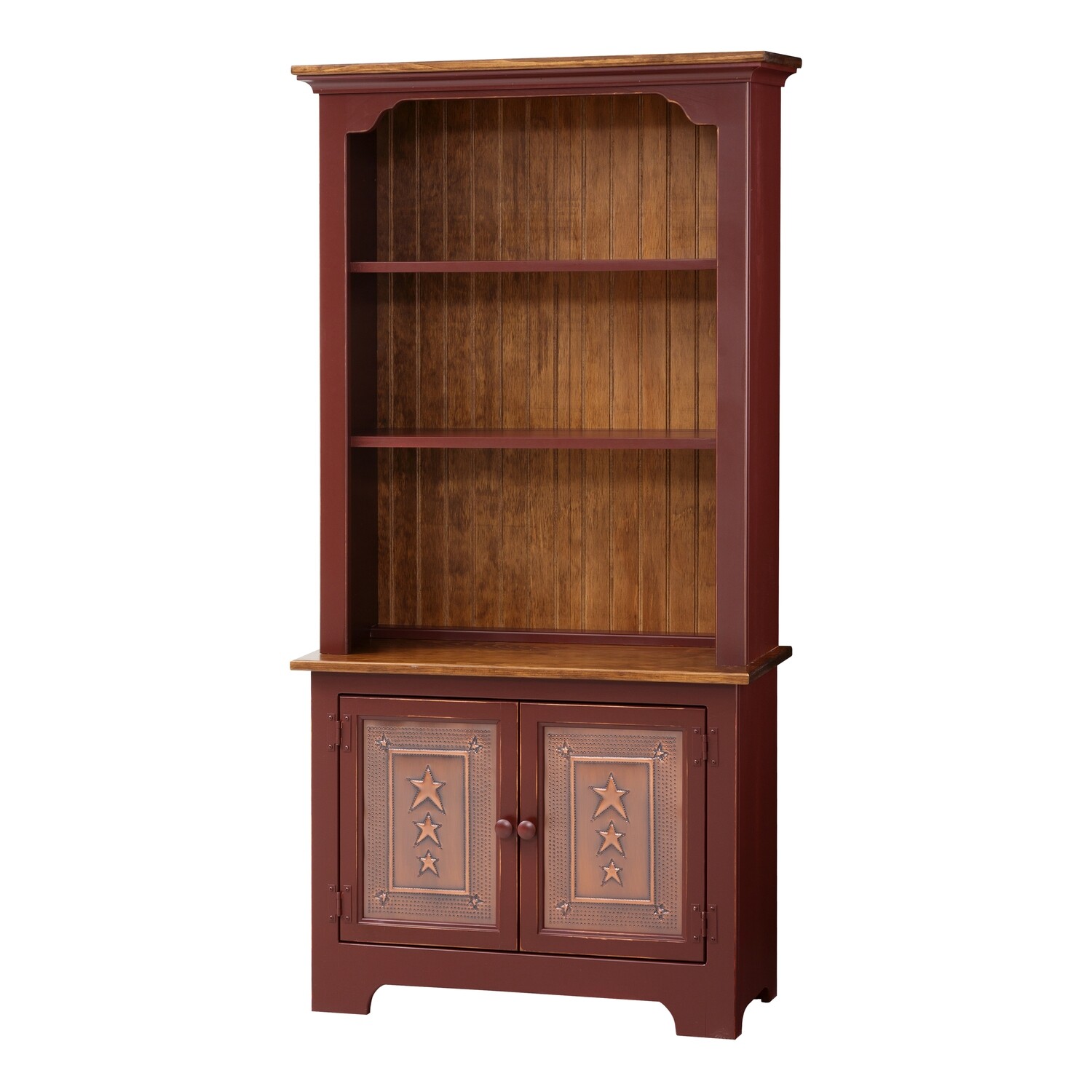 Bookcase w/ Tin Doors