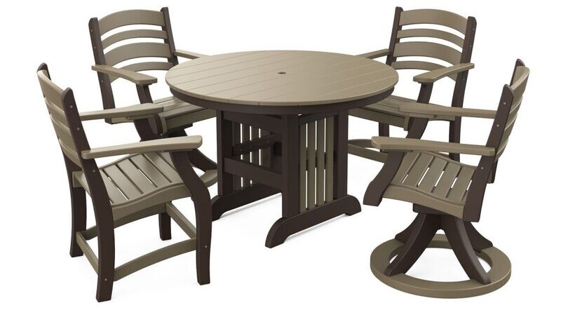 Contempo Round Patio Table,  5 Piece Set - Starting at $2,99.00