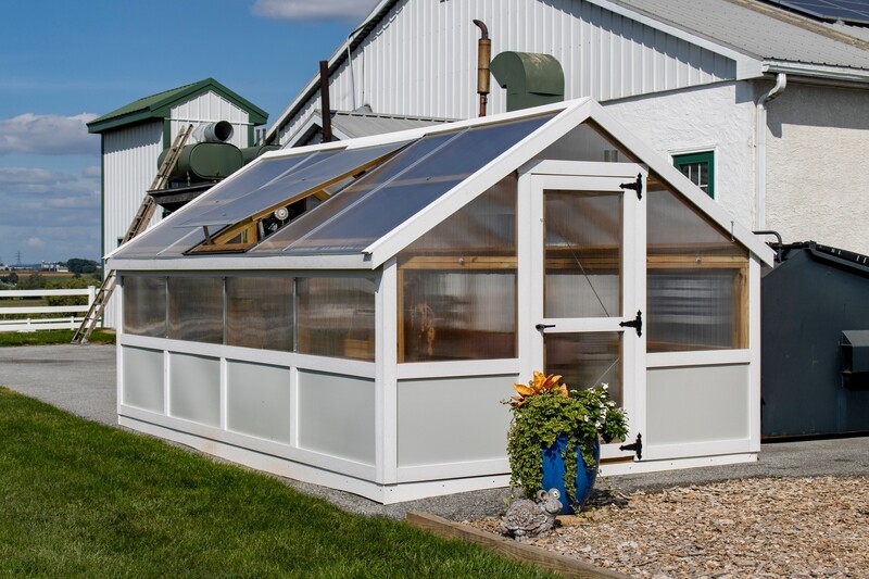 A-Frame Greenhouse with Skirt