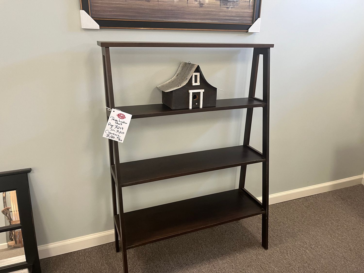 Double Ladder Shelf - SALE:$180