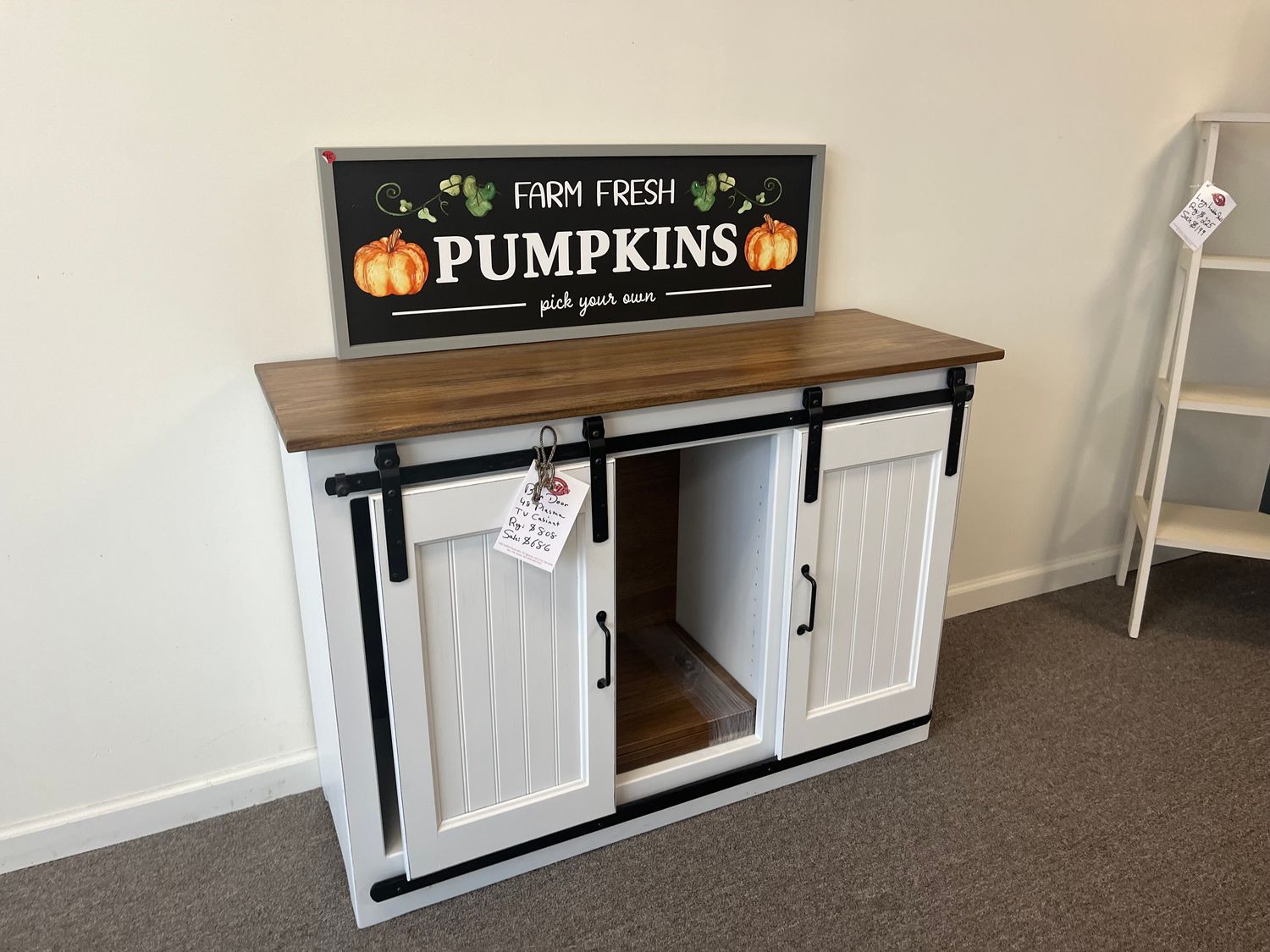 48" Plasma Barn Door TV Cabinet - SALE:$685