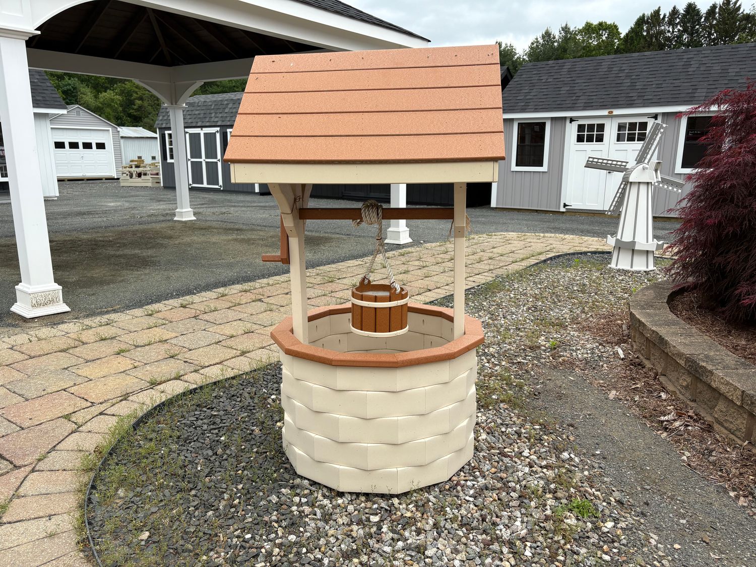 Large Poly Wishing Well - SALE:$828