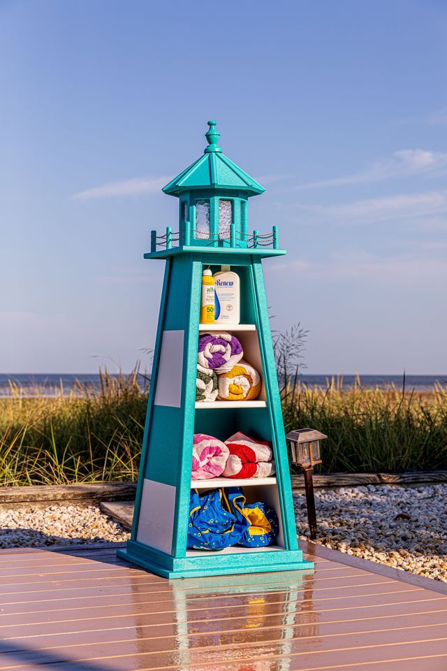 5' Poly Lighthouse Shelf