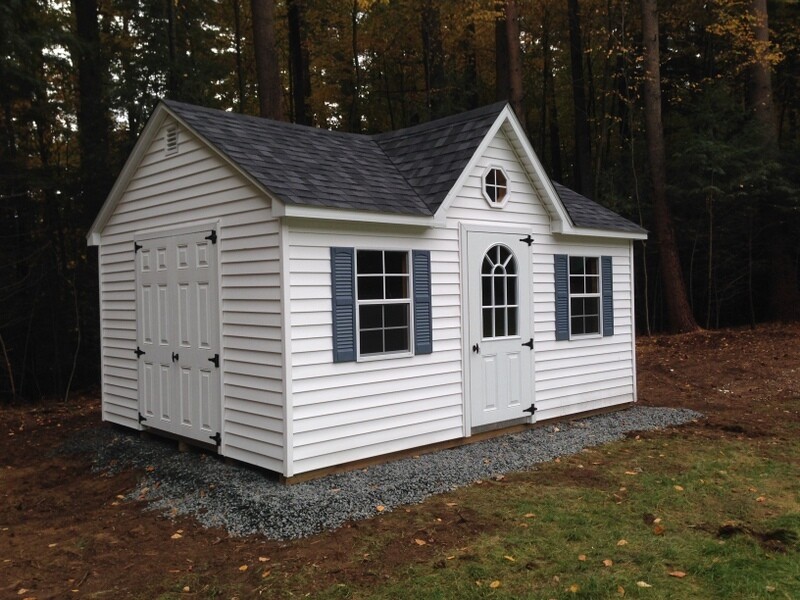 Classic Vinyl Gable Dormer Shed
