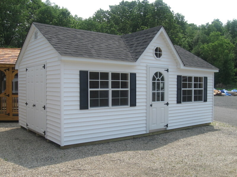 Classic Vinyl Gable Dormer Shed