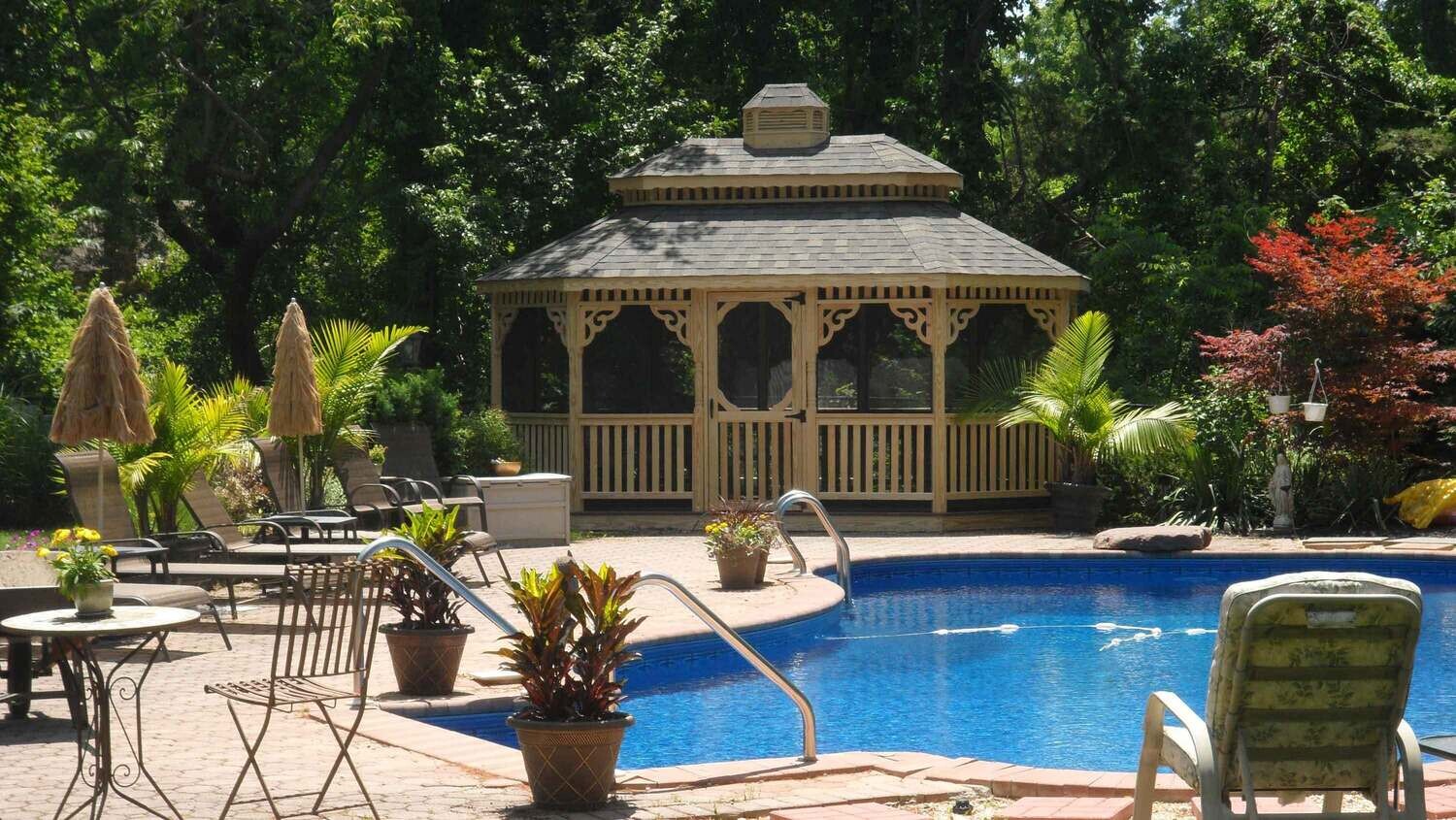 Pressure Treated Deluxe Victorian Pagoda Gazebo