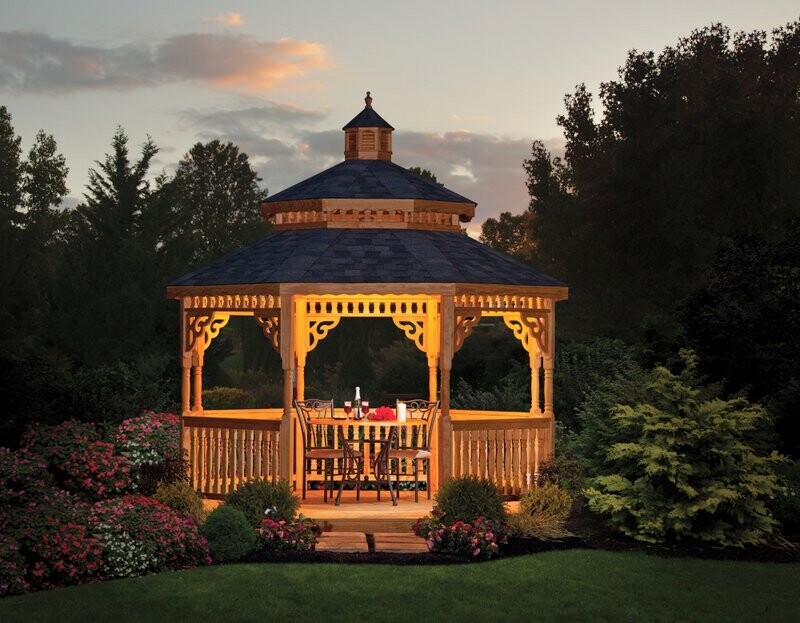 Pressure Treated Deluxe Pagoda Timber Ridge Gazebo
