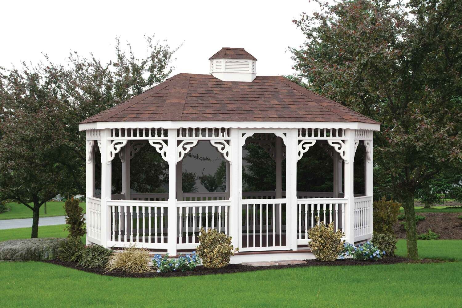 Vinyl Victorian Gazebo