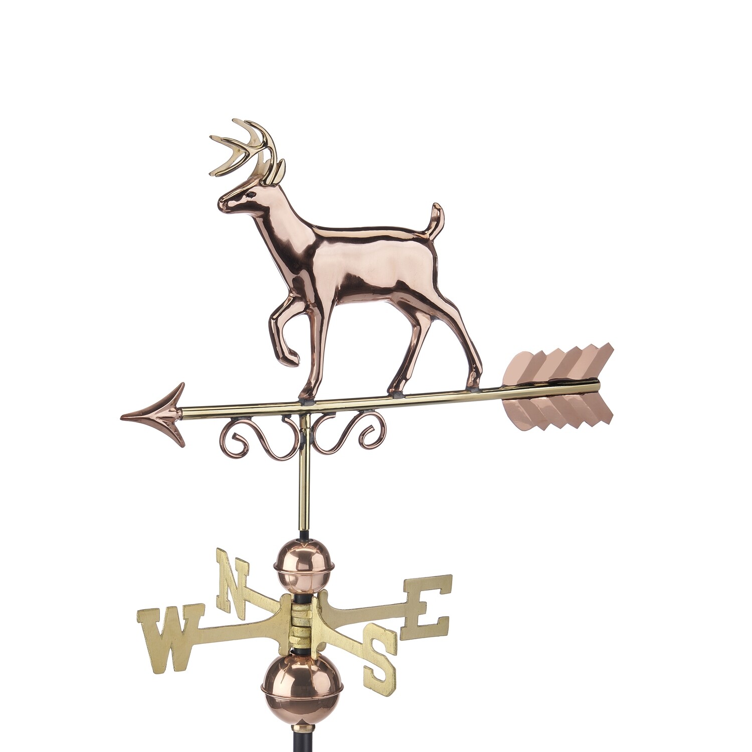 Deer - Proud Buck Deer - Proud Buck, Finish: Polished Copper, Clearcoat: No Clearcoat