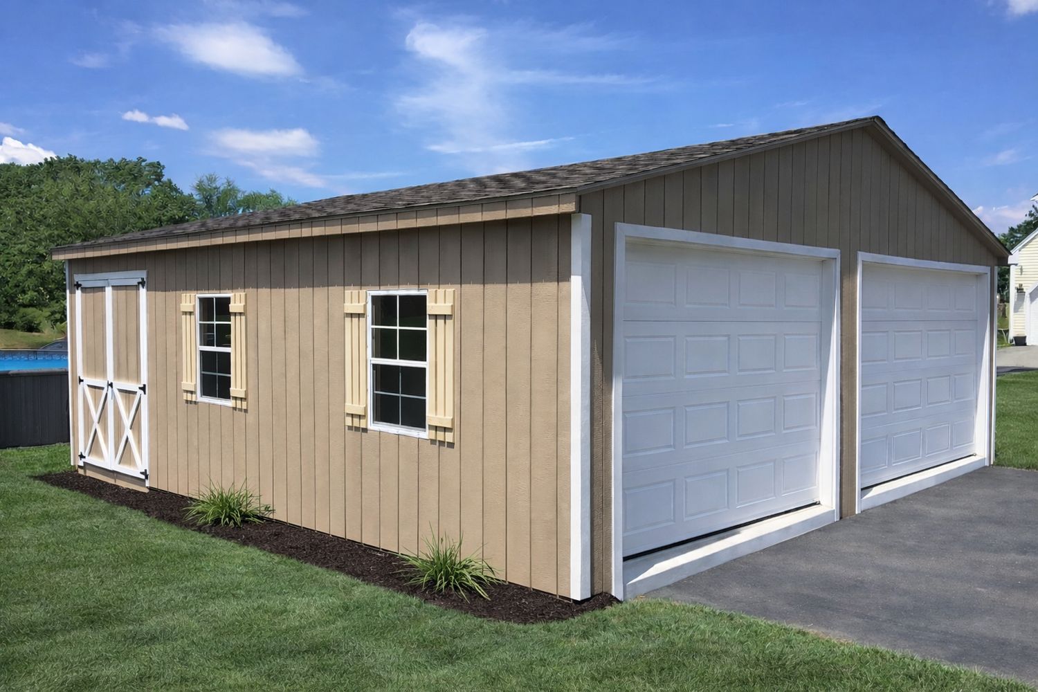 Classic DuraTemp® Cape Double Garage