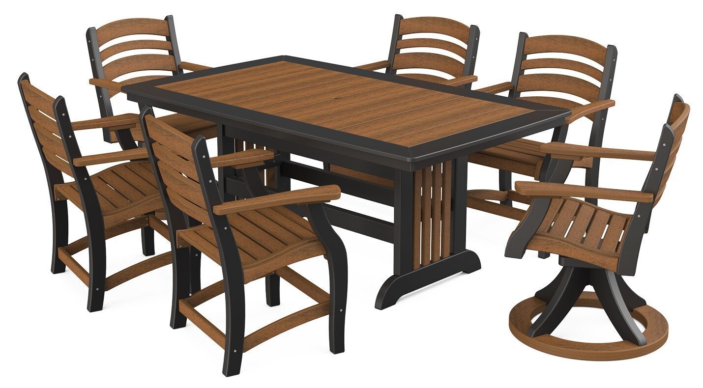 Seabreak Patio Table  7 Piece Set